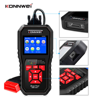 Lector de Códigos KONNWEI KW850, Escáner Automotriz OBD2, Multi-idiomas, Función OBD 2 Completa, Herramienta de Diagnóstico Automotriz