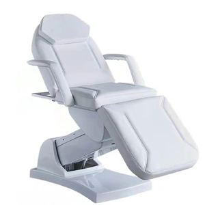 Meja pijat wajah kecantikan rumah sakit kualitas tinggi dengan struktur baja pengangkat elektrik berlapis daya tiang <span class=keywords><strong>IV</strong></span> termasuk - Product Image 1