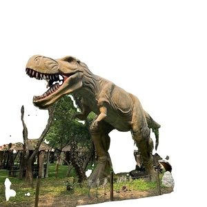 Escultura de Dinosaurio Geométrica de Resina Hecha a Mano, Estatua de Tamaño Real para Decoración Personalizada del Hogar y Exteriores - Product Image 1