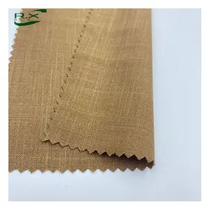 Manufacturers custom wholesale suits men viscose polyester tr suiting pants stretch plain suiting fabric