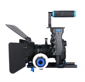 Kit de jaula universal para cámara Sony/para <span class=keywords><strong>Canon</strong></span>/para cámara Fujifilm DSLR con mango de agarre Zapata fría con varilla de 15mm <span class=keywords><strong>C200</strong></span> - Product Image 1