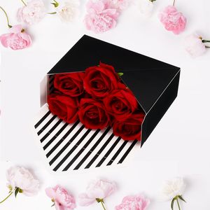 Paper Flower Gift Bags Paper Bouquet Flower Gift Bag with Handle Small Folding Hand Hold Envelope Paper Box - Product Image 3