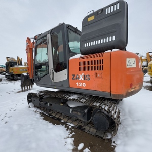 Excavatrice sur chenilles hydraulique Hitachi ZX120 de 12 tonnes, modèle 2024, moteur Isuzu 73 kW, pompe à engrenages, capacité de la benne de 0,52 m³, faible nombre d'heures, location - Product Image 2