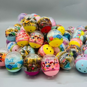 Huevos de Plástico con Juguetes de Animales 47*56mm Estilo Aleatorio Huevo Sorpresa Redondo y Cápsula de Juguete Mini Unisex Juguetes Baratos para Máquinas de Garra para Niños - Product Image 2