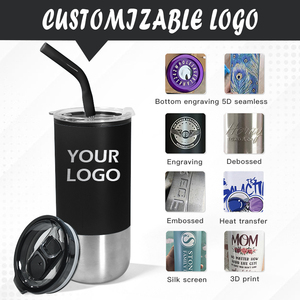 Multi-Design 16oz <strong>Cup</strong> New <strong>Personalised</strong> Outer Stainless Steel Inner Plastic <strong>Travel</strong> Coffee Mug Cold Coffee <strong>Cup</strong> With Custom logo - Product Image 3
