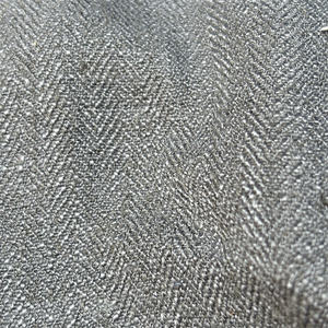 Vente en gros de tissus pour rideaux en lin gris bleu <span class=keywords><strong>Tissu</strong></span> aspect lin 100% polyester pour rideaux Rouleau <span class=keywords><strong>au</strong></span> <span class=keywords><strong>mètre</strong></span> Textile de maison C0032 - Product Image 5