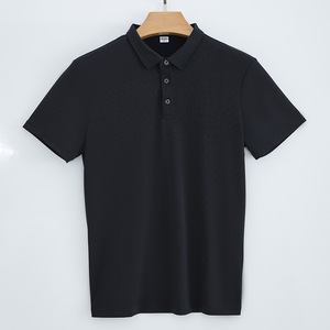 Vente en gros de polo de golf tricoté à séchage rapide respirant brodé avec logo 100% polyester de couleur unie - Product Image 6