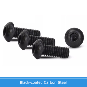2 #-56 <span class=keywords><strong>4</strong></span> #-<span class=keywords><strong>40</strong></span> 6 #-32 8 #-32 10 #-24 10 #-32 1/<span class=keywords><strong>4</strong></span>-20 5/16-18 <span class=keywords><strong>3</strong></span>/8-16 1/2-13 Đầu nút ổ cắm Hex ốc vít f835 chúng tôi tiêu chuẩn Lớp 8 màu đen - Product Image 2