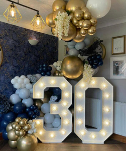 Letreros Acrílicos con Luces <span class=keywords><strong>LED</strong></span> para Fiestas de Cumpleaños, con Efecto Luminoso, Número 18, Aptos para Decoración Interior y Exterior - Product Image 3