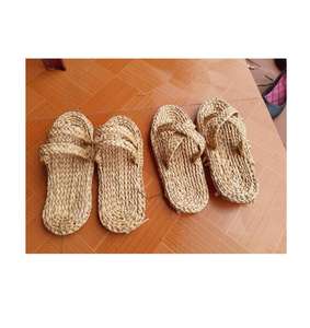 Sandales en paille d'usine du Vietnam-sandales en paille de jonc de mer-pantoufle en paille faite à la main - Product Image 3