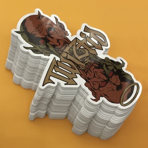 Màu In Vinyl Logo Dán Tùy Chỉnh Chết Cắt Không Thấm Nước Sticker Tùy Chỉnh In Ấn Bóng Dán - Product Image 3