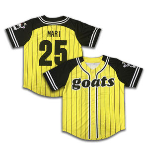 Vente en gros de vêtements de baseball personnalisés motif de couleur par sublimation maillot de baseball bon marché pour jeunes - Product Image 2