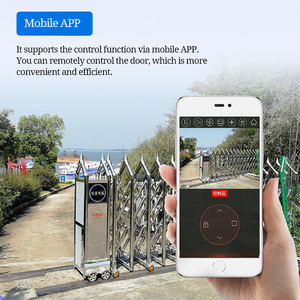 Hiện đại tự động có thể thu vào cửa thép không gỉ cho xây dựng an toàn cho biệt thự căn hộ khách sạn bệnh viện công nghiệp sử dụng - Product Image 4