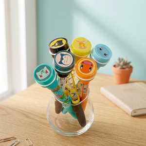 Bolígrafo de Burbujas con Diseño de Pokémon Coreano, Juego de 24 Piezas, Papelería Infantil, Personaje Adorable de Pika, Útiles Escolares de Anime, Multicolor - Product Image 3