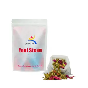 Best-seller Herbes à vapeur Yoni bio de marque privée avec 8 mélanges d'herbes bio Nettoyage vaginal pour le bien-être des femmes