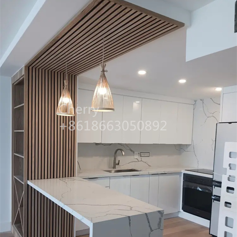 Звукостойкая акустическая панель на заказ, деревянная натуральная фанера, деревянная планка, шерстяная акустическая панель