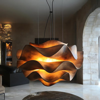 Grossiste lustre acrylique en acier inoxydable Restaurant salon hôtel lustres modernes personnalisés éclairage suspendu