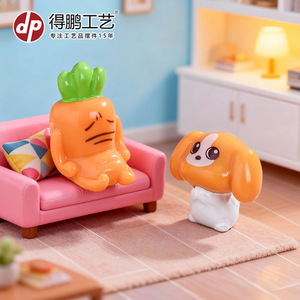 Miniature <b>Animal</b> Figurines Resin Cute Desk Decor For Home Office Car 5-7 Years Unisex - Product Image 5