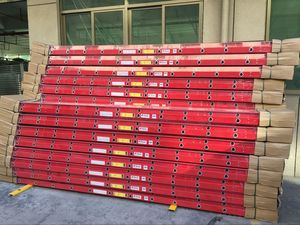 2*8 escalones/3,6 <span class=keywords><strong>m</strong></span> <span class=keywords><strong>escalera</strong></span> de extensión de fibra de vidrio de doble capa, capacidad de carga Kg 150/330 Lbs, espesor 3,0mm - Product Image 5