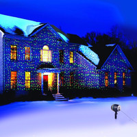 Projecteur laser flocon de neige de Noël Emerson à télécommande, lumière de jardin extérieure étanche avec service OEM