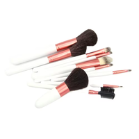 Ensemble de 10 pinceaux de maquillage professionnels blancs, poils synthétiques, pinceaux à poudre, fournisseur chinois