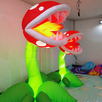 Plante Gonflable Géante Bizarre et Carnivore, Fleur Monstre à Bouche Personnalisée pour Scène d'Activités Thématiques