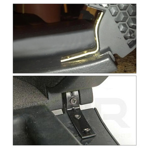 Kit de réparation de support de charnière de boîte de vitesses Audi A4 S4 B6 B7 8e en métal noir avec vis pour remplacement - Product Image 5