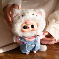 Mignon trois bébé chat PVC peluche poupée à la mode placard série aveugle boîte jouer pendentif cadeau