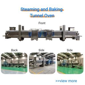 เตาอบอุตสาหกรรมขนาดใหญ่สำหรับนึ่งและอบอาหาร เตาอบอัตโนมัติแบบอุโมงค์สำหรับทอดปลา เครื่องทำไส้กรอก เตาอบอุตสาหกรรม - Product Image 2
