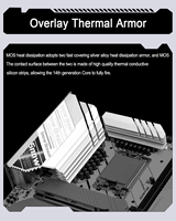 Carte mère JGINYUE Z790M Snow Dream D5 M-ATX pour PC, prend en charge les processeurs de plateforme LGA1700 de 12e, 13e et 14e génération