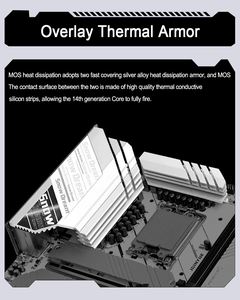 Carte mère JGINYUE Z790M Snow Dream D5 M-ATX pour PC, prend en charge les processeurs de plateforme LGA1700 de 12e, 13e et 14e génération - Product Image 3