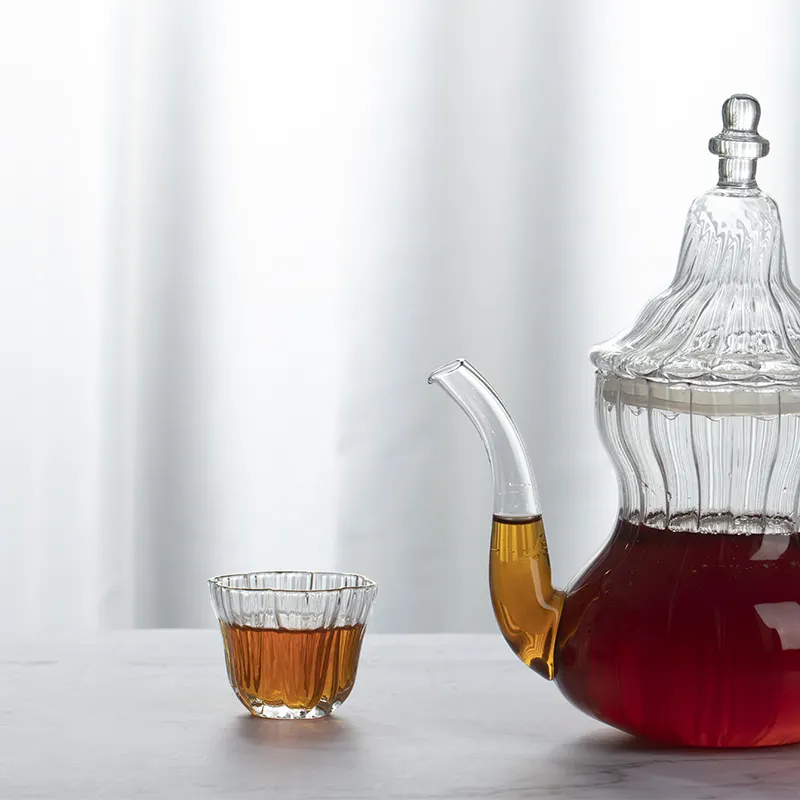 Verres à Shot transparents créatifs de 50ml 1.7oz, bords dorés, petite tasse à thé, tasses à vin, verres à vin, verrerie en forme de fleur