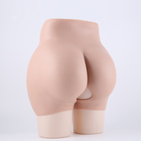 Culotte Remonte-Fesses Sexy en Silicone pour Femme, Grand Fessier pour Travesti Transgenre, Sous-Vêtement Faux Fessier pour Amélioration des Hanches