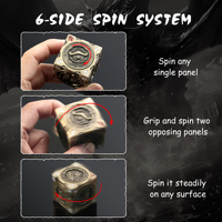 Haute qualité mdn dés Cube hexagonal Spinner Design chimère esprit Flayer thème RPG accessoires pour la vente en gros en vrac