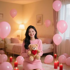 Buena Venta de diseño moderno Día de San Valentín Oso de alta calidad San Valentín osos de peluche al por mayor barato Día de San Valentín oso - Product Image 2