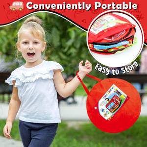 Grande tente de jeu IVY pour enfants, tente de camping imperméable pour l'extérieur, tente automatique pop-up en forme de bus de dessin animé, interactive parent-enfant, unisexe, 5-7 ans - Product Image 4