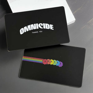 Tarjeta Inteligente RFID de PVC Metálico de 13.56MHz con Acabado Metálico, Mini Etiqueta NFC para Pagos en Hoteles, EM4305, Impermeable - Product Image 2