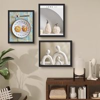 Toptan ucuz siyah resim posteri ahşap fotoğraf çerçevesi boyutları A1-A16 24x36 24x24 20x20 18x16 ahşap fotoğraf çerçevesi