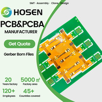 Placa PCB Híbrida Multicapa Personalizada de Alta Calidad, 2-12 Capas, ENIG, Poliimida FR4, FPC, para Dispositivos Médicos y Electrónica Portátil