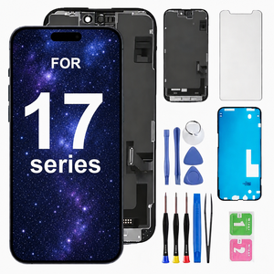 หน้า<span class=keywords><strong>จอ</strong></span>โทรศัพท์แบบยืดหยุ่น RJ OLED พร้อมชุดแผงวงจร IC แบบเคลื่อนย้ายได้ สำหรับซ่อมรุ่น 17 Pro promax 17E - Product Image 1