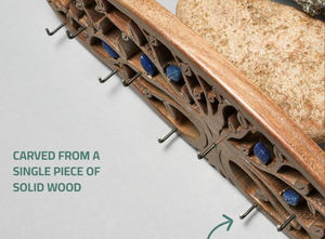 Séchoir à herbes suspendu-Décor arbre de vie pour cuisine, <span class=keywords><strong>jardin</strong></span>, support de séchage de plantes en bois rustique, décoration d'art mural - Product Image 6