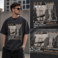 T-shirt unisexe oversize 240 GSM 100% coton, col rond, manches courtes, logo personnalisé, vente en gros, impression DTG, effet délavé, style vintage