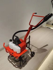 محراث بنزين رباعي الأشواط 53 سي سي بعرض عمل 400 مم، آلة حرث صغيرة للحدائق والمزارع وإعداد مساحات الزراعة - Product Image 5