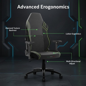 <span class=keywords><strong>Silla</strong></span> Giratoria <span class=keywords><strong>Razer</strong></span> de Alta Gama para Carreras y Gaming, Ergonómica, Plegable, con Cojín de Esponja Suave, Tela, Barra de Malla y Brazos Ajustables para Computadora - Product Image 4