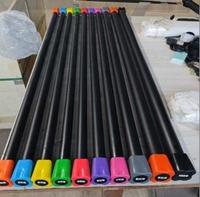 Barre d'entraînement pondérée à code couleur, bâton de danse aérobie, barre de résistance pour la maison, la gym et le yoga