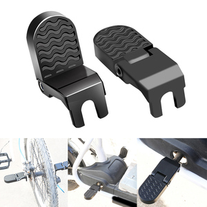 Clavijas Pedales Ciclismo Bicicleta eléctrica Conveniente Ebike Reposapiés plegable Buena textura Motocicleta Selección segura Versatilidad - Product Image 4