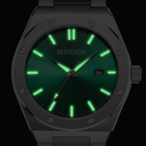 Fabricante de Relojes en China, Relojes Clásicos para Hombre, Esfera Redonda de 42 mm, Relojes de Cuarzo de Acero Inoxidable, Reloj de Pulsera para Negocios - Product Image 5