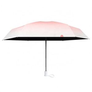 Nuevo Paraguas de Bolsillo Mini Plegable de Cinco Secciones con Mango Oculto y Revestimiento Negro, Protección Solar para Adultos y Logotipo Personalizado - Product Image 3