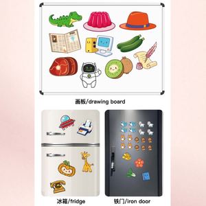 Jouets éducatifs multifonctionnels pour dessiner 26 lettres ABC et chiffres, autocollants réutilisables, cartes d'alphabet à colorier à l'eau - Product Image 6