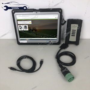 Interface de scanner EDL pour tracteur agricole John Deere EDL V3, kit d'outils de diagnostic pour véhicules lourds, service JD + tablette cf33 - Product Image 2